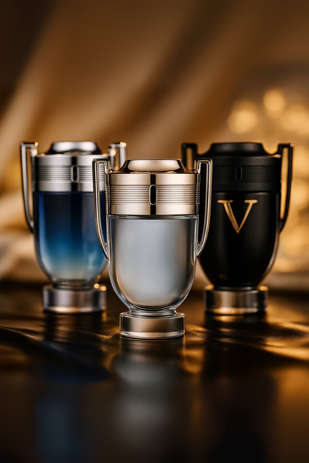 3 DB-OS PACO RABANNE PARFÜM SZETT: INVICTUS LEGEND, INVICTUS, INVICTUS VICTORY 100ML