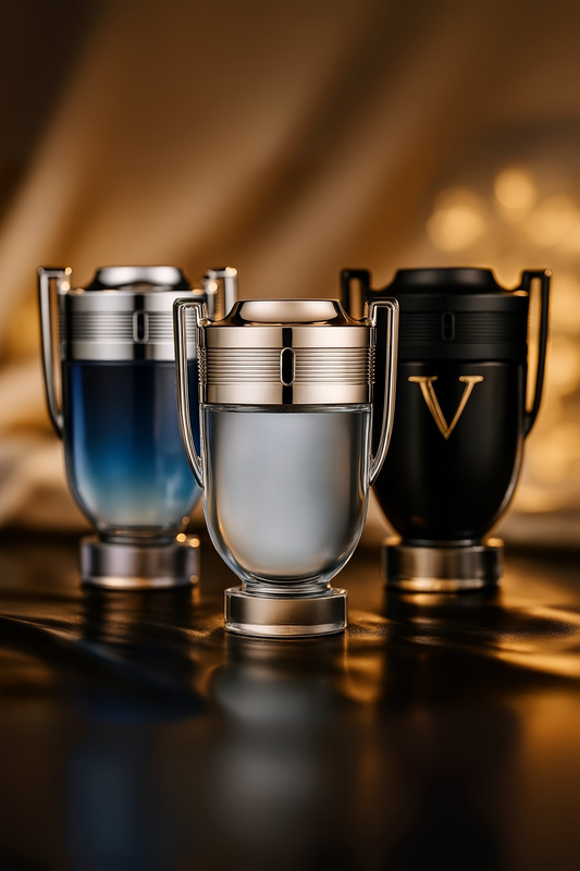 3 DB-OS PACO RABANNE PARFÜM SZETT: INVICTUS LEGEND, INVICTUS, INVICTUS VICTORY 100ML