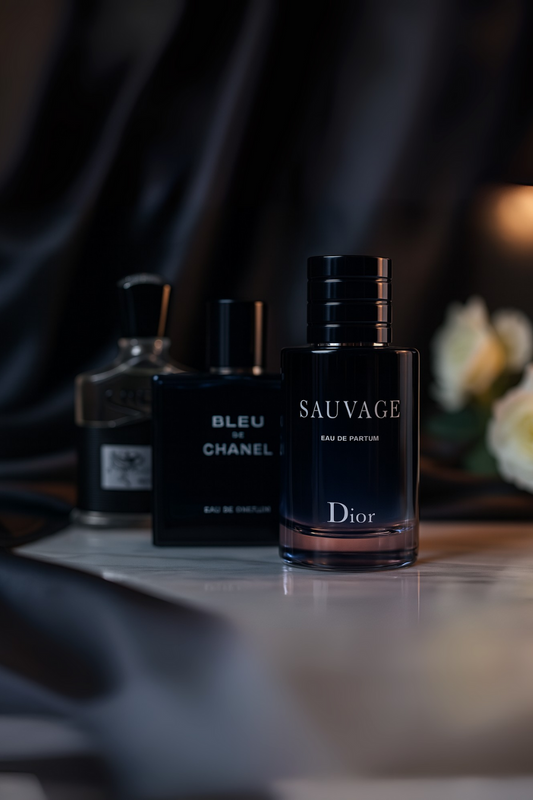 3 DB-OS PARFÜMSZETT: CREED AVENTUS, BLEU DE CHANEL, DIOR SAUVAGE 100ML